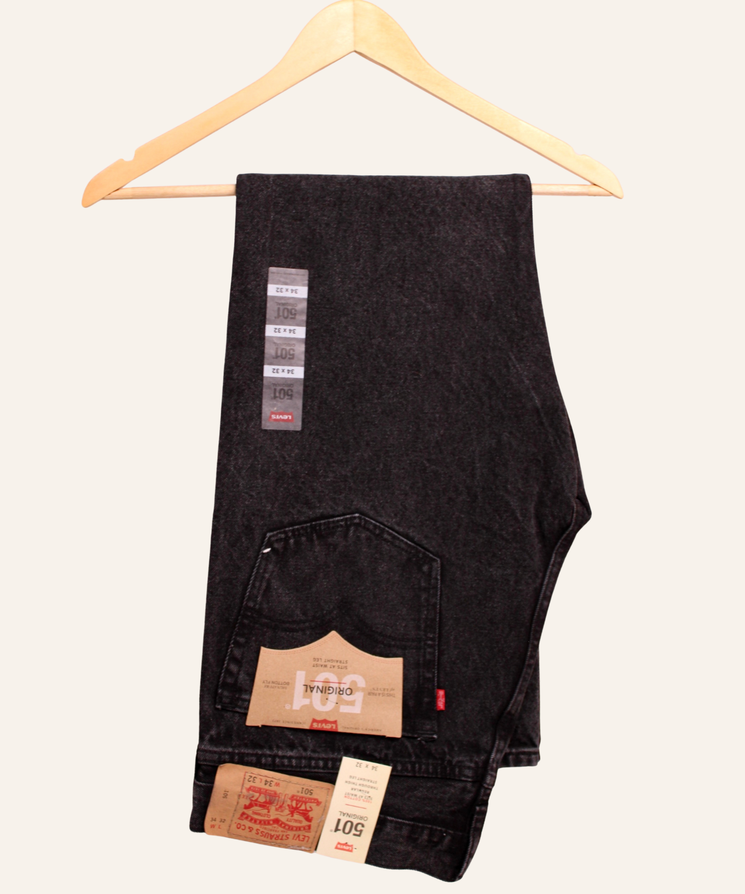 Straigh Leg 501 Acid Wash