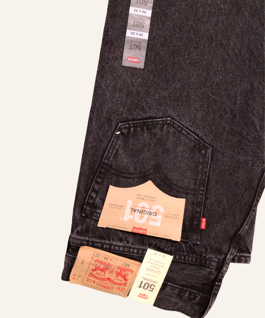 Straigh Leg 501 Acid Wash